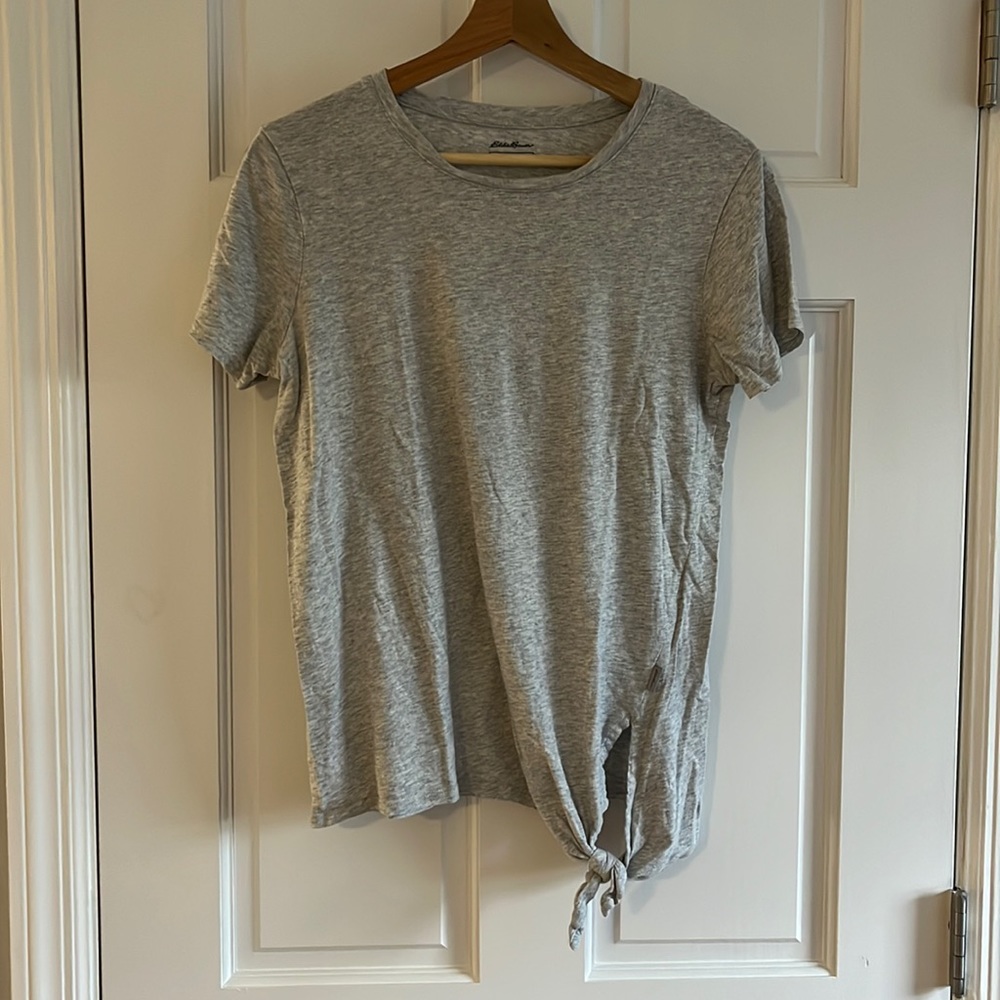Eddie Bauer Tie-front T-shirt Sz M
